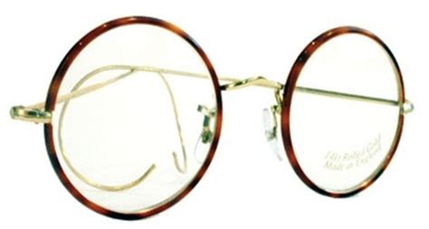 Savile Row Round 18kt Cable Temples Eyeglasses