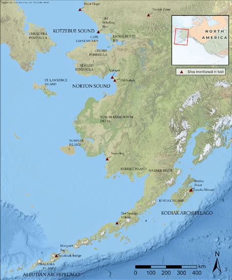 Extent Of Coastal Western Alaska Ranging From The Aleutian Archipelago