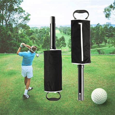 Large Capacity 50 Balls Golf Shag Bag Convenient Golf Ball Picker Pick