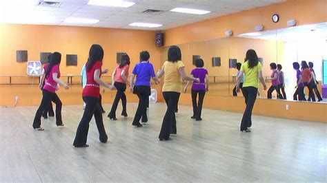serenada line dance dance and teach in english and 中文 youtube