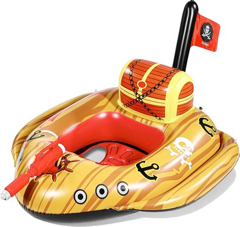 Buy Unomor Giant Pool Floats With Built In Squirt Gun And Pirate Ship