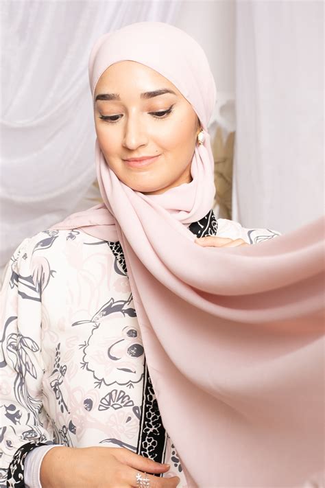 Hijab Mousseline Luxe Rose