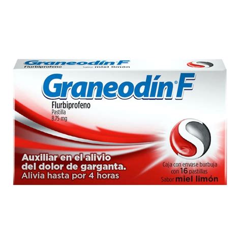 Graneodín F 875 Mg Doble Acción Sabor Miel Limón 16 Pastillas Walmart