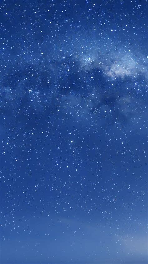 2k Free Download Starry Sky Background Blue Nature Stars Hd