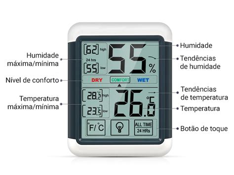 Medidor Digital De Humidade E Temperatura Filament2Print