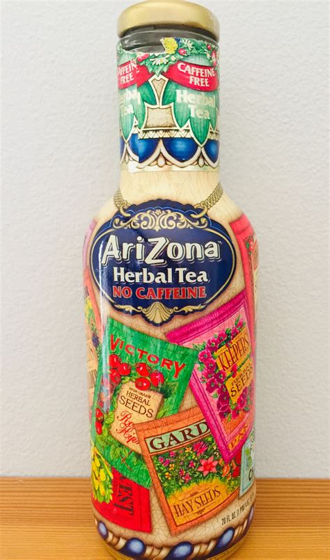 Vintage Bottle Arizona Herbal Tea 20 Floz Glass Bottle Etsy