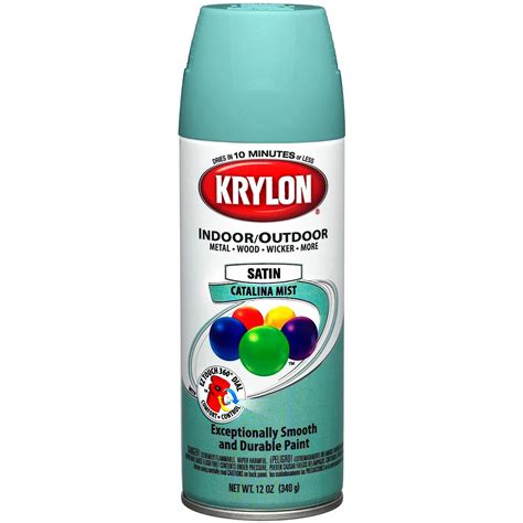 Buy The Krylon 53529 Colormaster Spray Enamel Catalina Mist ~ 12 0z
