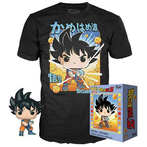 Dragon Ball Funko Pop Animation Goku Vinyl Figure And T Shirt Medium
