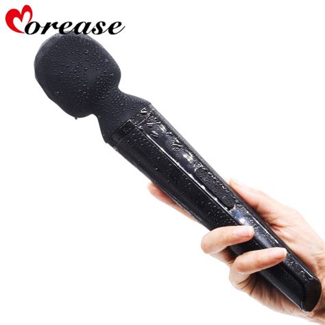 Morease 8 Speeds Powerful Magic Wand Massager Av Wand Vibrator Sex Products Usb Rechargeable