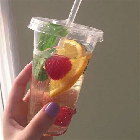 Drinks Aesthetic And Infused Water Image On Favim Com