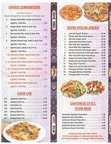 On On Chinese Restaurant Menu Pictures