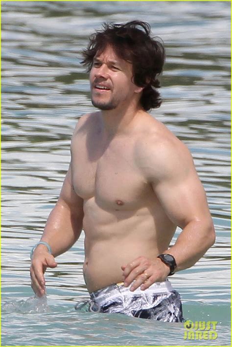 Mark Wahlberg Shows Off Ripped Shirtless Body In Barbados Bikini My