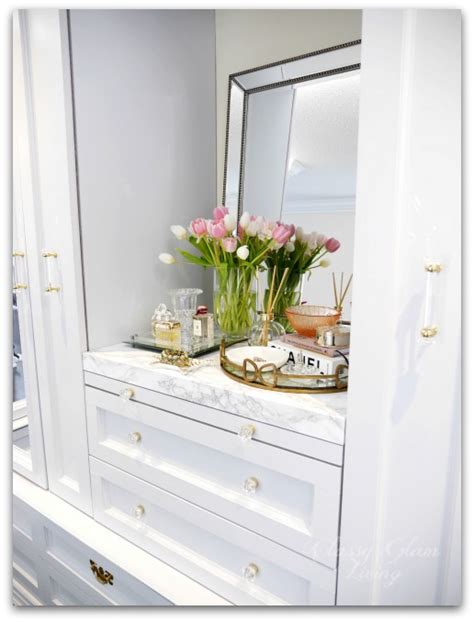 Love the mirror above the changing table, so mom can fix her hair? Our DIY Custom Dressing Room is (almost) Done! — Classy ...