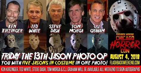 Massive Five Jason Actor Photo Op Coming To Chicago This August