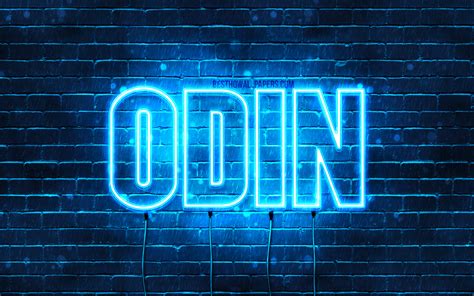 Odin 4k Wallpapers With Names Horizontal Text Odin Neon Sign
