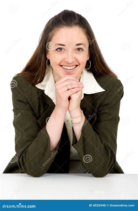 Business Man Leaning Over Something Imaginary Stock Photo Image Of