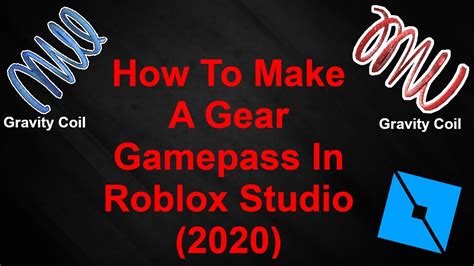 How To Make A Gear Gamepass In Roblox Studio 2020 Youtube