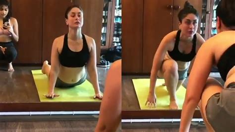 Kareena Kapoor Latest H0t Workout Video During Lockdown Youtube