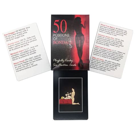 50 positions of bondage cards games english version sex position board game cards adult couples