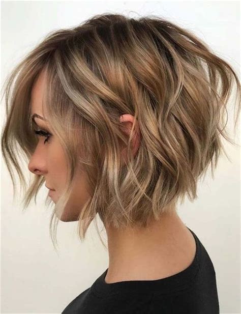 Balayage ombre short hair, color brunette brown balayage, brown hair color, bob balayage brown dark. 10 Balayage Short Hairstyles with Tons of Texture - Short ...