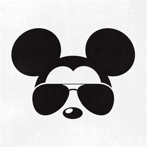 Mickey Mouse Aviator Sunglasses Mickey Aviator Svg Svg Mickey