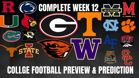 College Football Week 12 Best Bets Predictions And Analysis Youtube