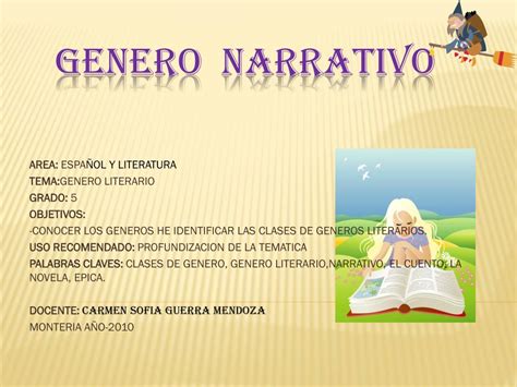 Ppt Genero Narrativo Powerpoint Presentation Free Download Id1892751