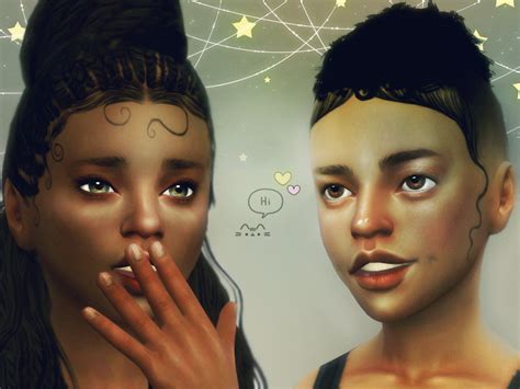 My Sims 4 Blog Hairline And Baby Hair Update By Mimilkybaby