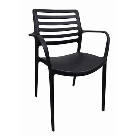 Baldwin dining armchair in 2021 decor8 dining room furniture upholstered high back arm chairs michel fabric armchair black. Outdoor Plastic Stackable Armchair Dining Furniture Chair ...