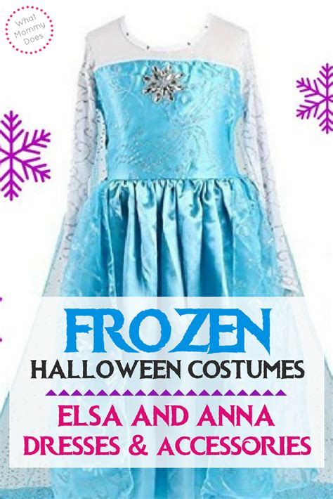 Frozen Halloween Costumes Elsa And Anna Dresses And Accessories What Mommy Does