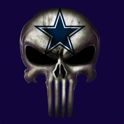 Bogo Punisher Skull Dallas Cowboys Sticker Etsy