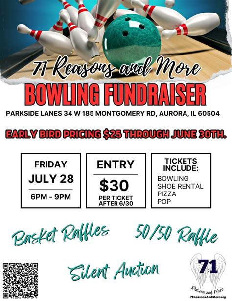 Jul 28 Bowling Fundraiser 71 Reasons And More Foundation Aurora Il Patch