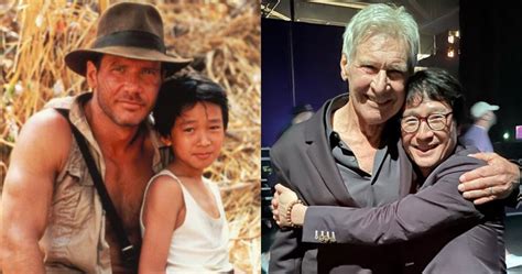 Harrison Ford Reunites With Ke Huy Quan Years After Indiana Jones