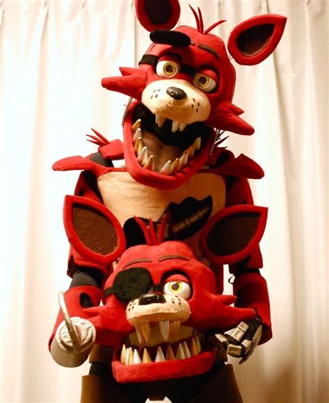 Fnaf Withered Foxy Costume Head Ter