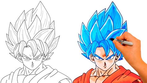 Detalle Imagen Dibujos De Goku Super Saiyan Blue Thptnganamst Edu Vn