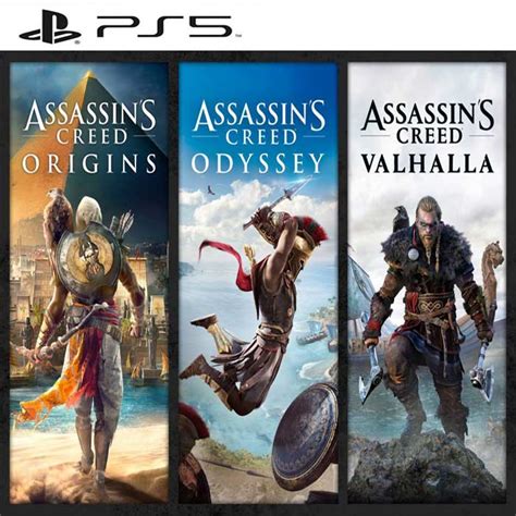 اکانت قانونی بازی Assassin Creed Bundle برای PS5 خرید اکانت قانونی