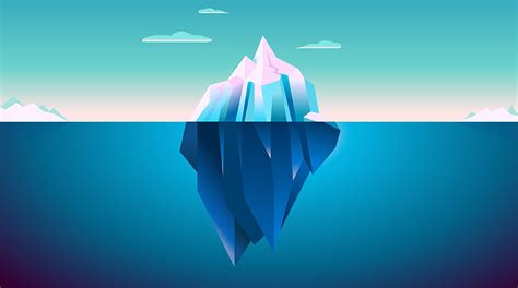 Iceberg Minimal Hd Wallpaper Peakpx