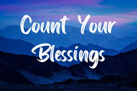 Count Your Blessings Lyrics