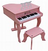 Fancy Baby Grand Piano for Kids - Pink