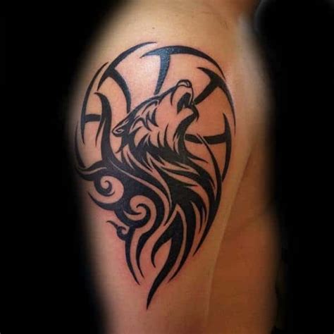 Wolf Tattoo Design Tatuajes De Lobos Tribales Tatuajes De Lobos Lobo