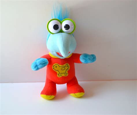 Vintage Sesame Street Muppet Baby Gonzo Plush Toy