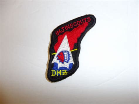 B0108 Us Army Imjin Scouts Patch 2nd Infantry Divsion R2b Ebay