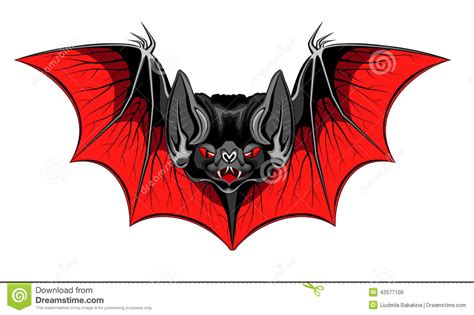 Devil Bat Stock Vector Image 42577106