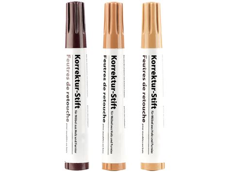 Es stört jedes mal, wenn man hinschaut. AGT Korrektur-Stift für Möbel aus Holz & Furnier, 3er-Set