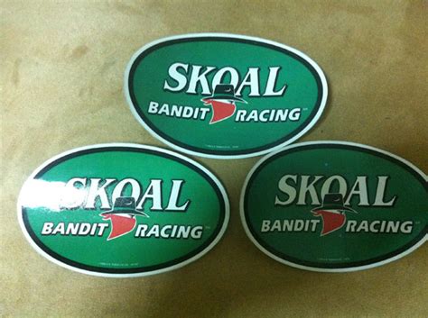 Retro And Vintage Garage Rare Skoal Bandit Racing Oval Decal 1998