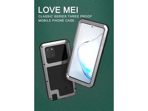 Lovemei Powerful Metal Waterproof Case For Samsung Galaxy Note 10 Lite