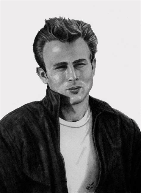 James Dean Drawing By Chris Cox
