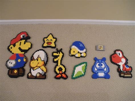 Lego Paper Mario Characters Made All Of These Over A Proce Flickr