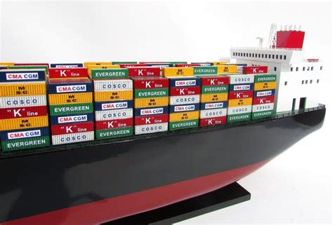 Handcrafted Custom Model Container Ship