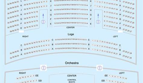 Count Basie Theatre Seating Chart - Count Basie Theatre